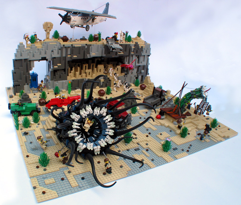 Illustration for article titled These Cthulhu LEGO sets will drive you insane with little plastic bricks